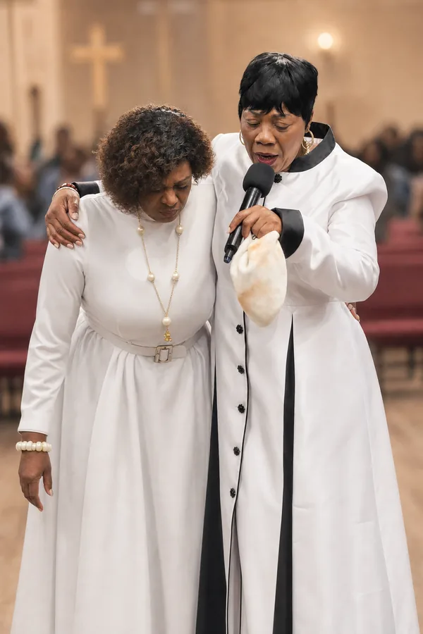 Prayer ministry and healing atmosphere